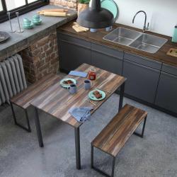 SET MESA CON DOS BANCOS