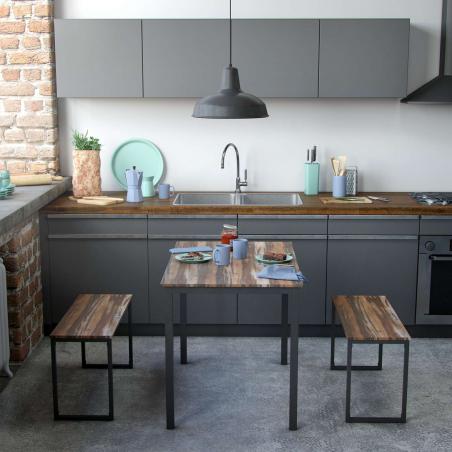 SET MESA CON DOS BANCOS