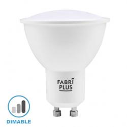 Bombilla Gu10 Dicroica 8w 6000k Fabriplus Dimable 760lm 5,8x4,9x4,9 Cm