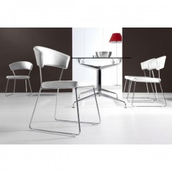 Silla Tapizada Curva
