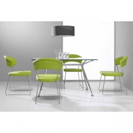 Silla Tapizada Curva