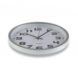 RELOJ COCINA PLATA 25 CM