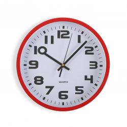 RELOJ COCINA ROJO 25 CM