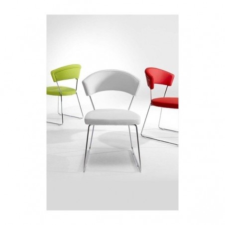 Silla Tapizada Curva