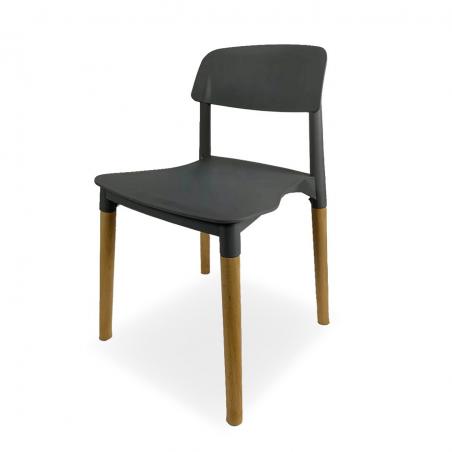 SILLA COCINA GRIS