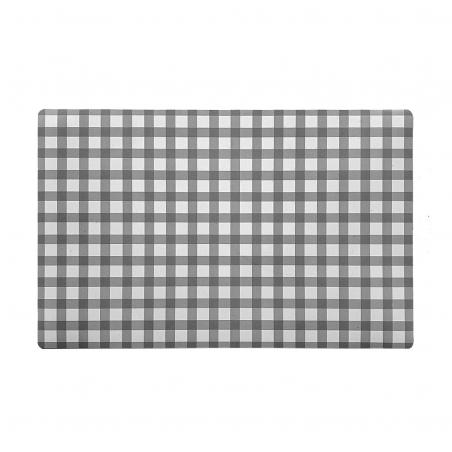 SALVAMANTEL VICHY GRIS OSCURO