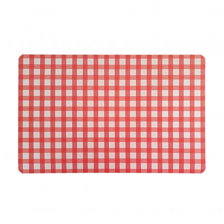 SALVAMANTEL VICHY  ROJO