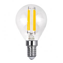 Bombilla Filamento Esferica 7x4,5d 4w 450lm E14 Clara 2700k