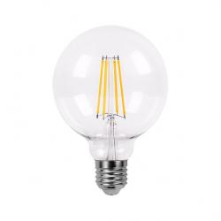 Bombilla Filamento Globo 13x9,5d 8w Clara E27 880lm 2700k