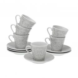 SET 6 TAZAS DE CAFE DAMASCO