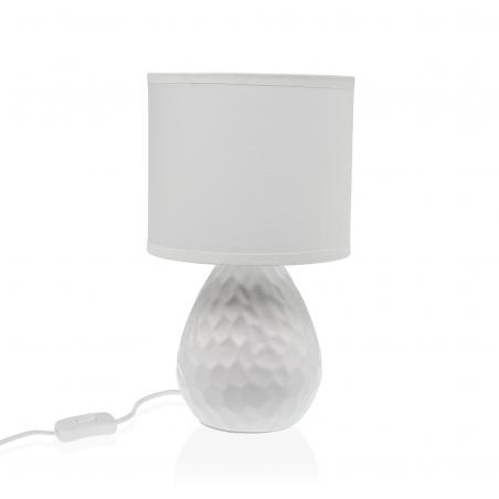 LAMPARA DE MESA BLANCA