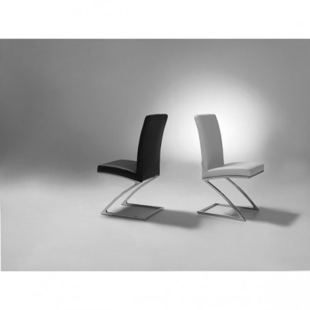 Silla Comedor modelo Leli Ecopiel - Acero Varios Colores