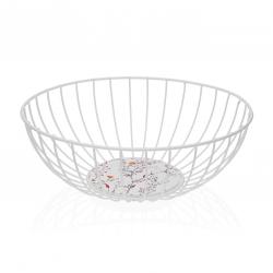 CESTA METALICA BLANCA BALBEC