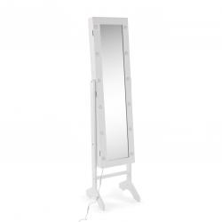 ESPEJO JOYERO BLANCO CON LED