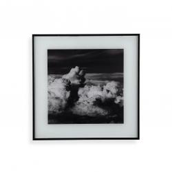CUADRO CRISTAL NUBES 30X30