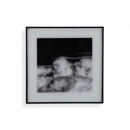 CUADRO CRISTAL NUBES 30X30