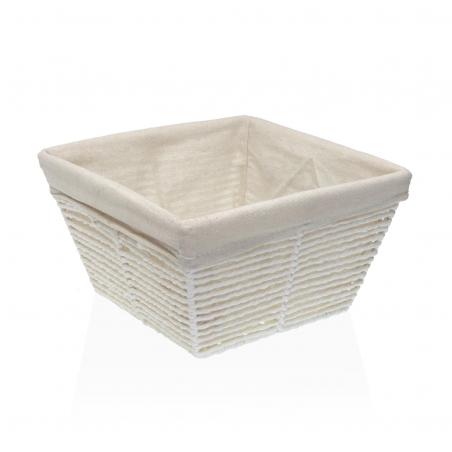 CESTA CUADRADA BLANCA