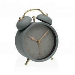 RELOJ DESPERTADOR GRIS 9,7CM