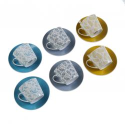 SET 6 TAZAS DE TE IZABELA
