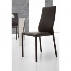 Silla Comedor Tapizada Ecopiel Modelo Panna