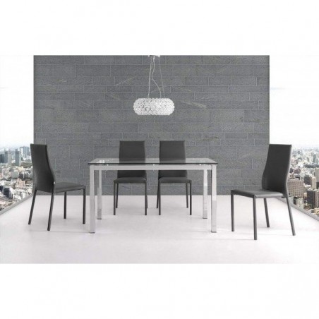 Silla Comedor Tapizada Ecopiel Modelo Panna