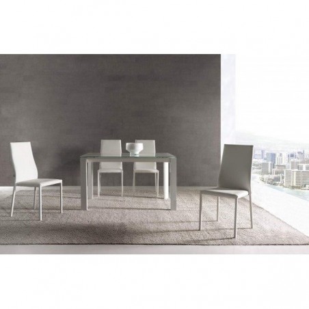 Silla Comedor Tapizada Ecopiel Modelo Panna