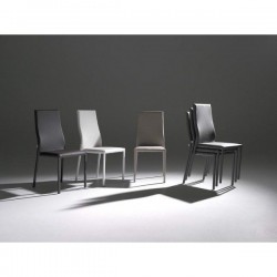 Silla Comedor Tapizada Ecopiel Modelo Panna