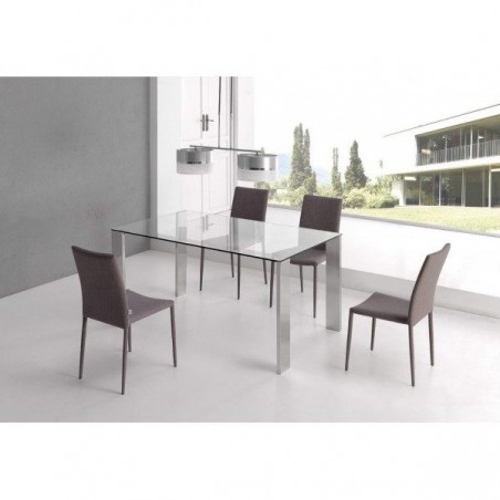 Silla Comedor Tapizada Ecopiel Modelo Panna