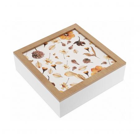 CAJA CUADRADA PETALOS