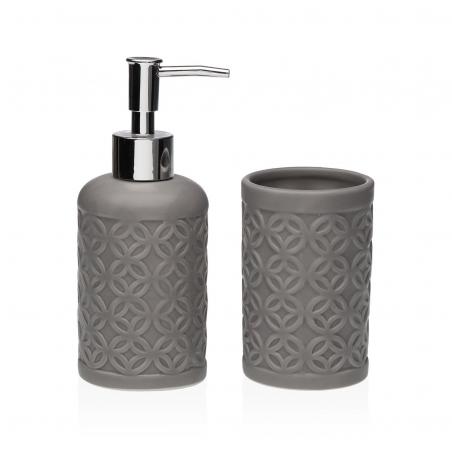 SET BAÑO 2 PCS  GRIS