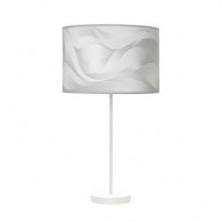 Sobremesa Alto Moda 1xe27 Blanco/ola Gris 63x30x30 Cm