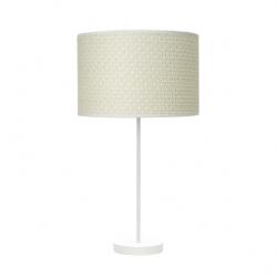 Sobremesa Alto Moda 1xe27 Blanco/cañizo Blanco 63x30x30 Cm