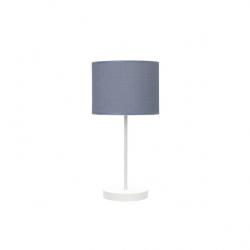 Sobremesa Moda 1xe14 Blanco/azul 42x17x17cm
