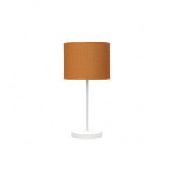 Sobremesa Moda 1xe14 Blanco/naranja 42x17x17cm