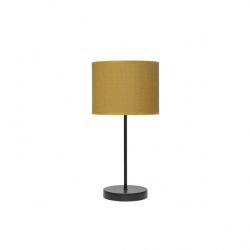 Sobremesa Moda 1xe14 Negro/amarillo 42x17x17cm