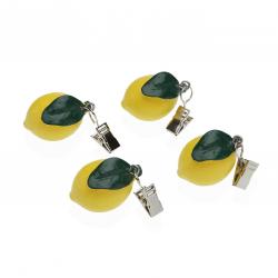 SET 4 PESOS MANTEL  LIMONES
