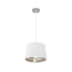 Colgante 30d Tunez 1xe27 Blanco/blanco-estampado