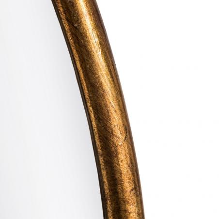 ESPEJO ORO METAL DECORACIÓN 120 X 2,50 X 120 CM