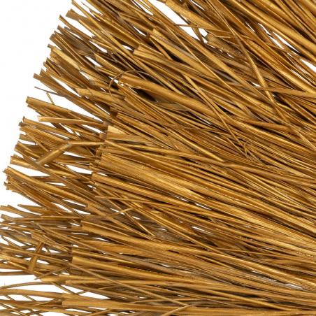 ESPEJO FIBRA NATURAL DECORACIÓN 80 X 5 X 80 CM