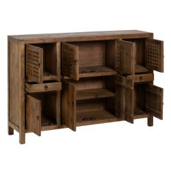 MUEBLE NATURAL MADERA DE PINO SALÓN 153 X 37 X 104 CM