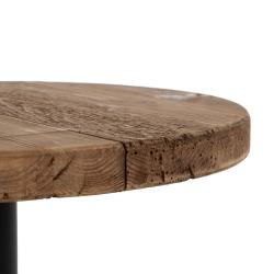 MESA AUXILIAR NATURAL-NEGRO 50 X 50 X 45 CM