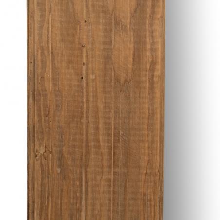ESPEJO VESTIDOR NATURAL MADERA DE PINO 80 X 5 X 180 CM