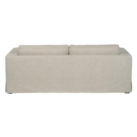 SOFÁ 3 PLAZAS BEIGE TEJIDO SIENA 222 X 95 X 80 CM