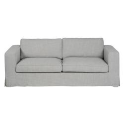 SOFÁ 3 PLAZAS GRIS TEJIDO SIENA 222 X 95 X 80 CM