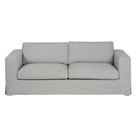 SOFÁ 3 PLAZAS GRIS TEJIDO SIENA 222 X 95 X 80 CM