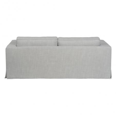 SOFÁ 3 PLAZAS GRIS TEJIDO SIENA 222 X 95 X 80 CM