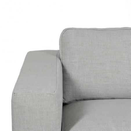 SOFÁ 3 PLAZAS GRIS TEJIDO SIENA 222 X 95 X 80 CM