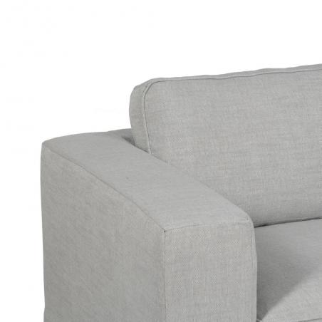 SOFÁ 3 PLAZAS GRIS TEJIDO SIENA 222 X 95 X 80 CM