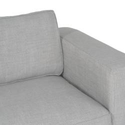 SOFÁ 3 PLAZAS GRIS TEJIDO SIENA 222 X 95 X 80 CM