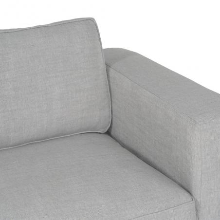 SOFÁ 3 PLAZAS GRIS TEJIDO SIENA 222 X 95 X 80 CM